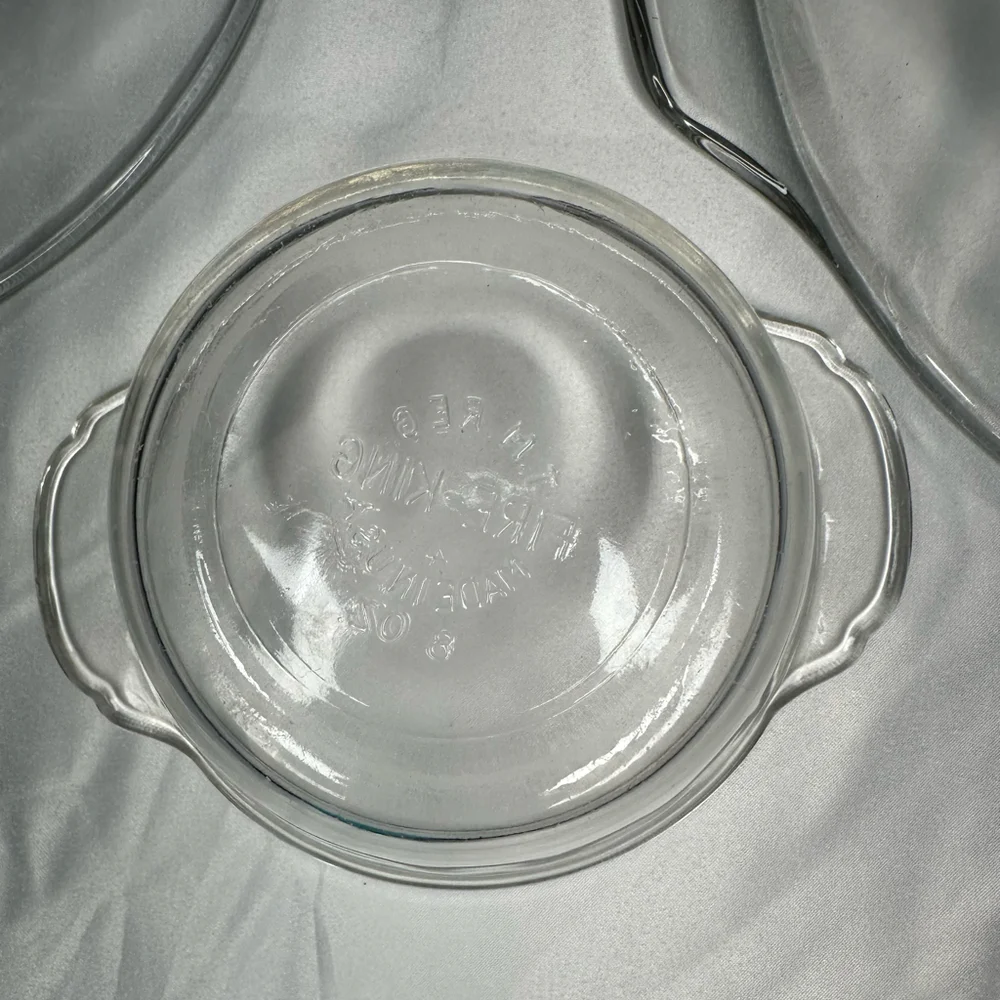 Vintage Fire King 8oz Custurd Dish + 2 Fire King Casserole Dishes